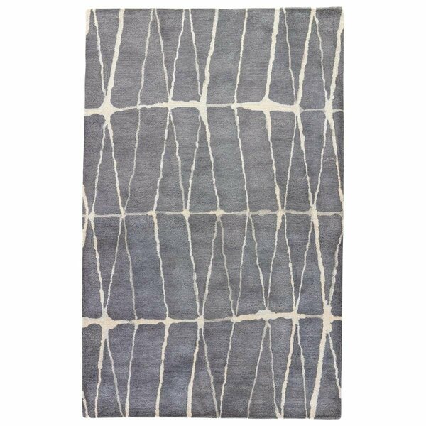 Jaipur Rugs Town Tufted Botticino Design Rectangle Rug, Dark Shadow - 8 x 11 ft. RUG135497